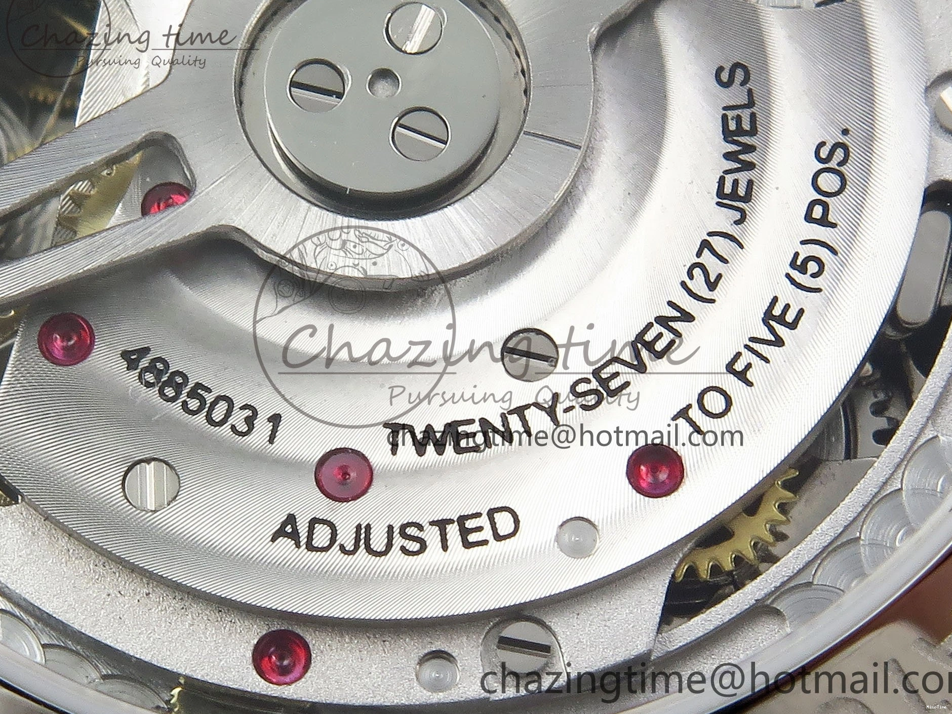 MIROTIME 0301 Reliable Portuguese Chrono IW3716 Z+F 1:1 Best Edition Red Dial on Red Rubber Strap A 7015